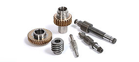 Worm wheels and worm shafts